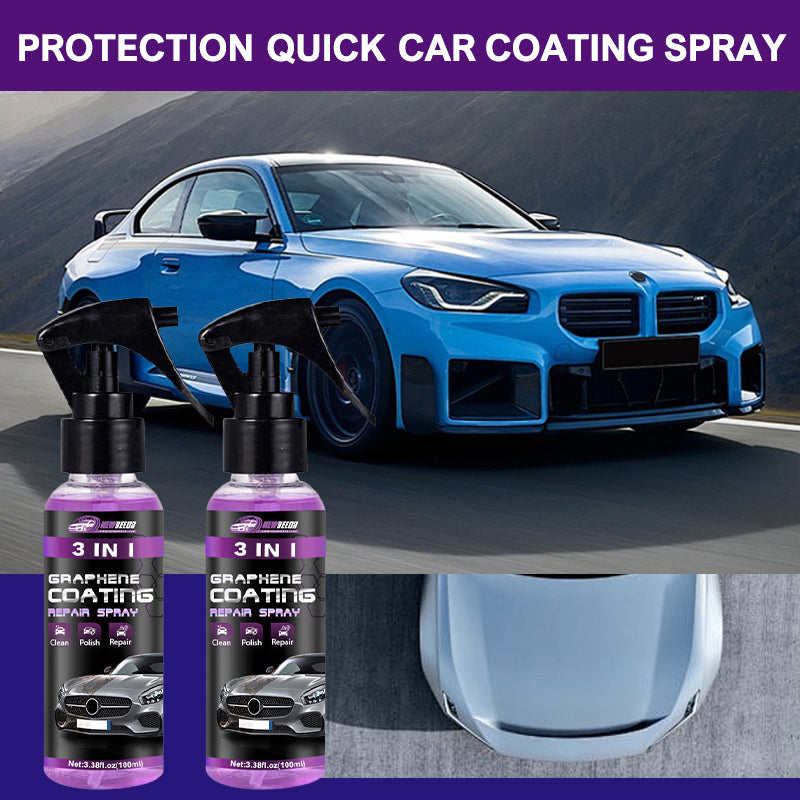 3-in-1 car and ceramic polishing spray🔥🔥Buy more, save more! 50%