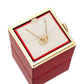 Eternal Rose Box - W/Engraved Necklace & Artificial Rose