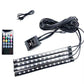 2024 Car Chassis Flexible RGB Waterproof LED Strip Lights (4PCS)