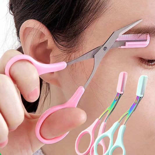 💕 Hot Sale-Buy 1 Get 1 Free🥳Eyebrow Trimmer Scissor🔥