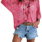 👚 50% OFF NOW! 🌸 Women's Bohemian-Inspired Beige Crochet Top with V-Neck – Breathable, Relaxed Fit & Perfect for Summer Days ☀️