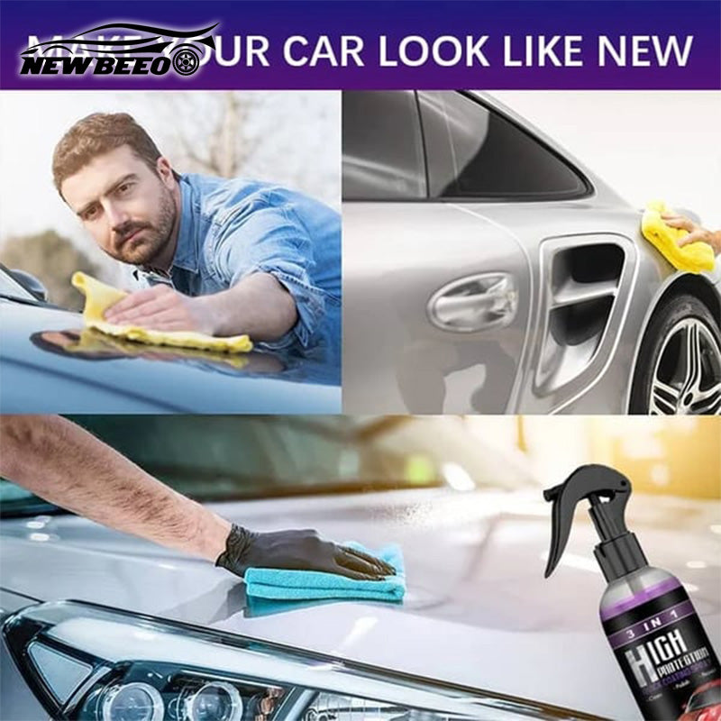 3-in-1 car and ceramic polishing spray🔥🔥Buy more, save more! 50%