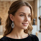 Layered Leaf Dangle Earrings for Women