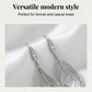Layered Leaf Dangle Earrings for Women