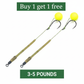 🎣 Buy 1 Get 1 Free! 🐟 High Buoyancy Fishing Hook – Floats Naturally, Sharp Carbon Steel, Set of 5 ✨