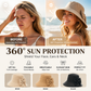 Limited stock ⏰️ Women's Bowknot Wide Brim Sun Protective Hat