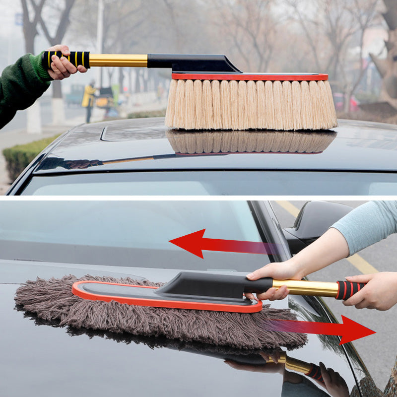 【Practical Gift】Car Duster with Extendable Telescoping Handle