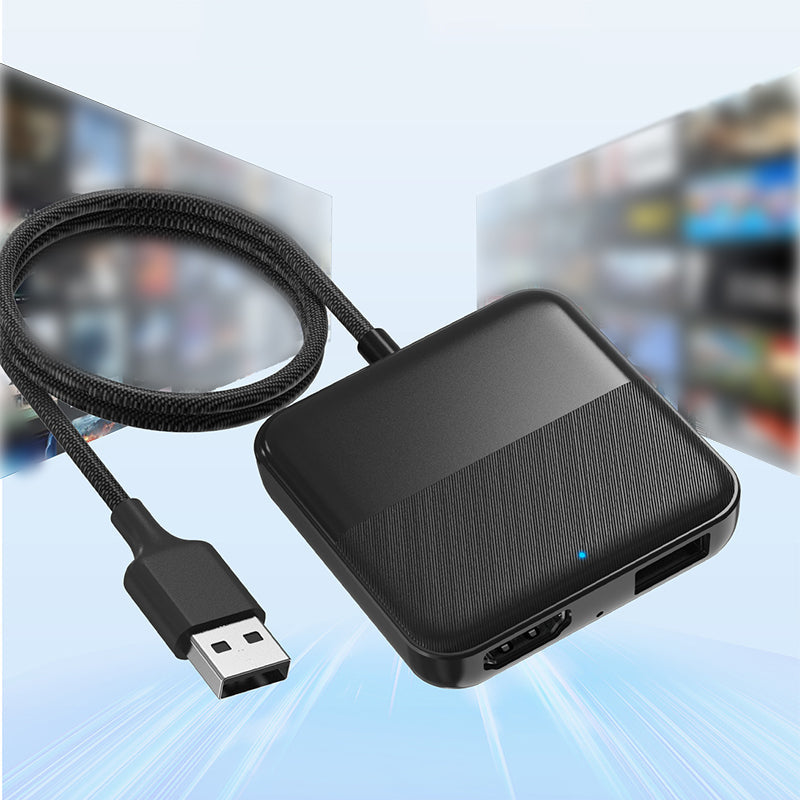 Portable Multimedia Adapter Car TV Converter