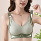 ✨Color-Blocked Non-Marking Gathered Push-Up Bra