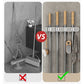 🔥Hot sale - Multifunctional Mop Holder with Hook. 🤓This will save another 30% of space.