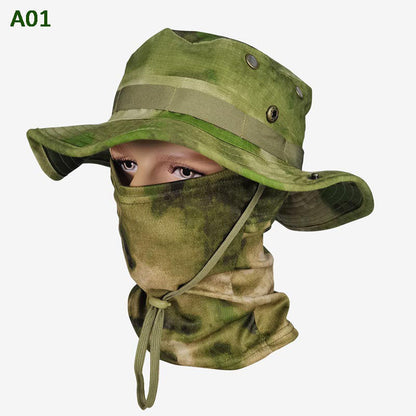 💎 50% OFF! 💎 2-in-1 Camouflage Fishing Hat and Mask Neck Wrap – UPF 50+ Protection, Detachable & Breathable Design 🌞🎣