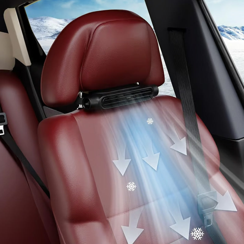 USB Car Headrest Cooling Fan with 3 Speeds