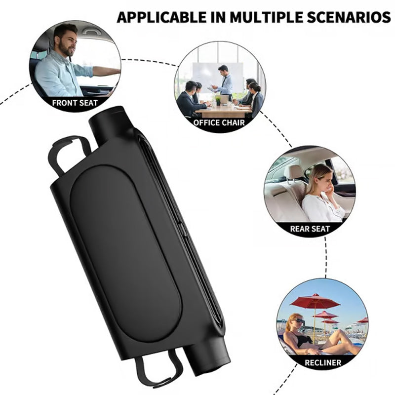 USB Car Headrest Cooling Fan with 3 Speeds