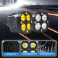 4-LED High-Brightness Motorcycle Spotlight