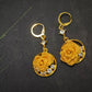 Golden Years-Women's Versatile Gold Rose Earrings