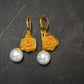 Golden Years-Women's Versatile Gold Rose Earrings