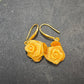 Golden Years-Women's Versatile Gold Rose Earrings