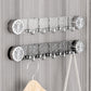 🚪【No-drill wonder! Super strong five-hook hanger】Say goodbye to clutter and tidy up in a second!