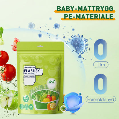 100 Pieces Food grade elastic food cover - Antibacterial success