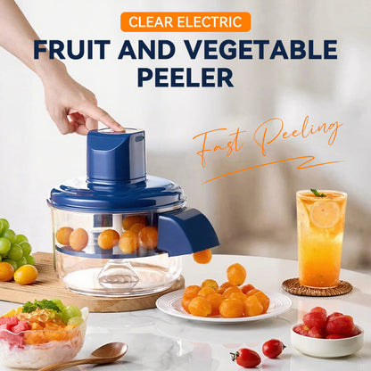 Clear Electric Fruit and Vegetable Peeler