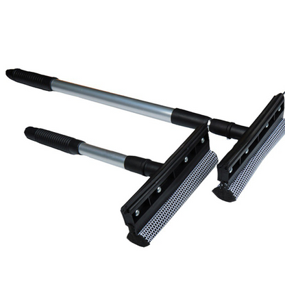 Dual-Sided Extendable Window & Glass Squeegee