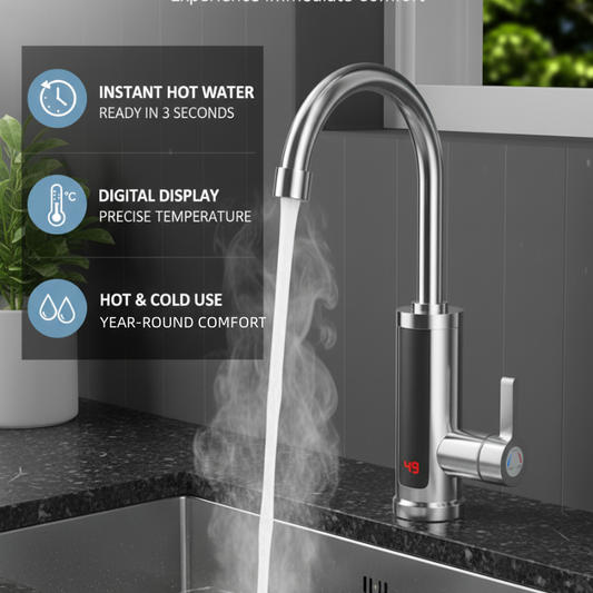 🔥Last day of the limited-time 60% off sale!🔥Tankless Instant Hot Water Heater Faucet