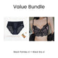 Value Bundle: Comfortable & Seamless Panties with Elegant Lace