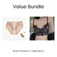 Value Bundle: Comfortable & Seamless Panties with Elegant Lace