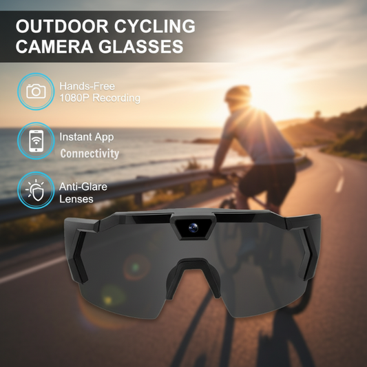 Outdoor Cycling Camera Glasses