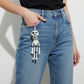 Playful & Quirky Skeleton Keychain Charm For Bag