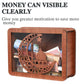 Wooden Money Saving Box with Maker Pen