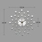 ✨🕰️ 50% off ⚡ Creative Rhinestone Wall Clock – Silent, Minimalist Luxury for Living Room, Dining & Entryway! 💎🏡