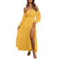 🥳2026 HOT SALE🥳💞50K+ SOLD!👵 🕊️50% OFF! Women's Off-Shoulder High-Waist Dress – Elegant & comfortable! Gentle support stays in place, flattering high waist. Perfect for summer gatherings or holidays. 🌸☀️