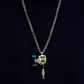 Miniature Fishing Reel Pendant Necklace