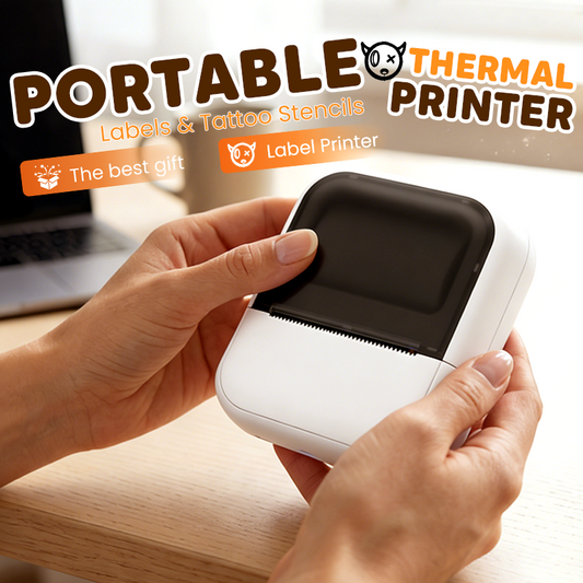 Portable Thermal Printer for Labels & Tattoo Stencils