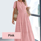 💕Women's Boho Chic Smocked Waist Maxi Dress