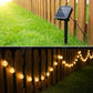 Waterproof Bubble Solar String Lights for Patio