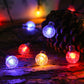Waterproof Bubble Solar String Lights for Patio