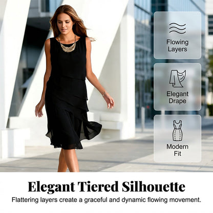 👗New Arrival💟Women's Elegant Sleeveless Layered Dress