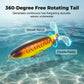 Whopper Fishing Lure with Rotating Tail