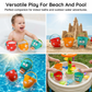 3-Piece Stacking Bath Toy Buckets Set