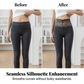 High-Waist Lace Panel Tummy Control Leggings