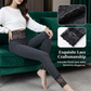 High-Waist Lace Panel Tummy Control Leggings