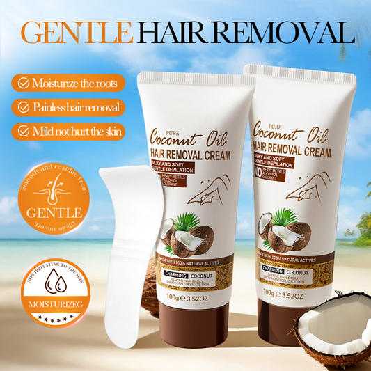 🎁2026 New Arrivals 50% OFF💖Coconut Oil Hair Removal Cream for Smooth Skin