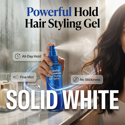 Powerful Glamorous Hair Styling Gel Spray