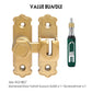 Multi-Angle Security Barrel Bolt Latch