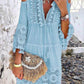 ⏳Limited-time 50% off⏰Women's Loose Cotton Linen Embroidered Dress🌸👗