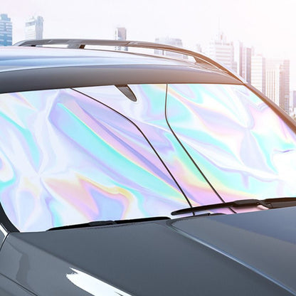 🌞🚗 Foldable Car Windshield Sunshade – Blocks UV & Heat, Keeps Interior Cool, Reflective Material, Fits Most Cars, Compact for Storage. Protect Your Dashboard! ✨🛡️