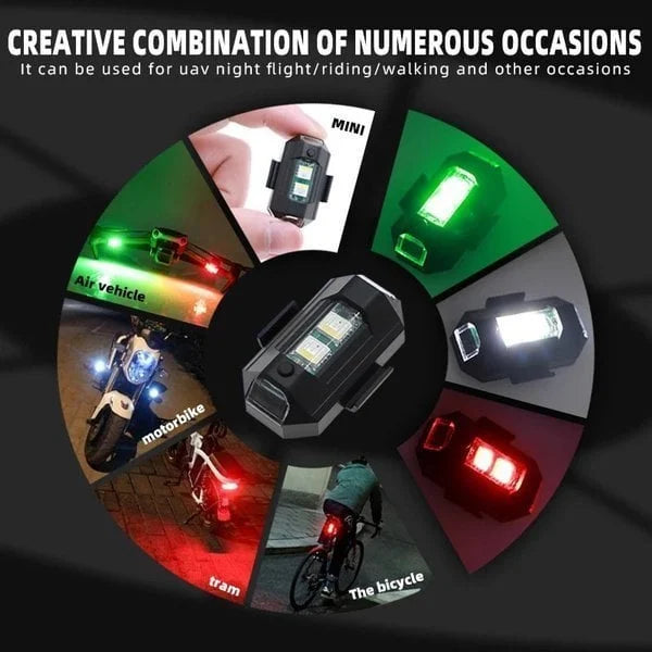 LED Strobe Anti-collision 7 Colors Cool Lights - Designed For Driving Enthusiasts